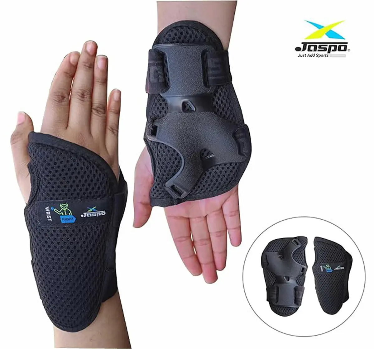 Jaspo S x 4 Ultra Protective Set For Cycling, Skating & Skateboarding, Large, Grey, 10 to 20 Years