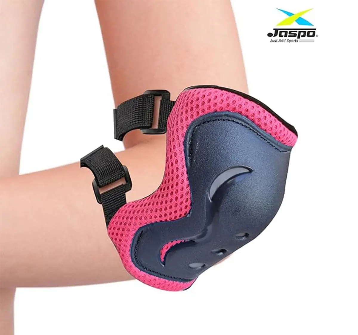 Jaspo S x 4 Ultra Protective Set For Cycling, Skating & Skateboarding, Medium, Pink, 7 to 14 Years