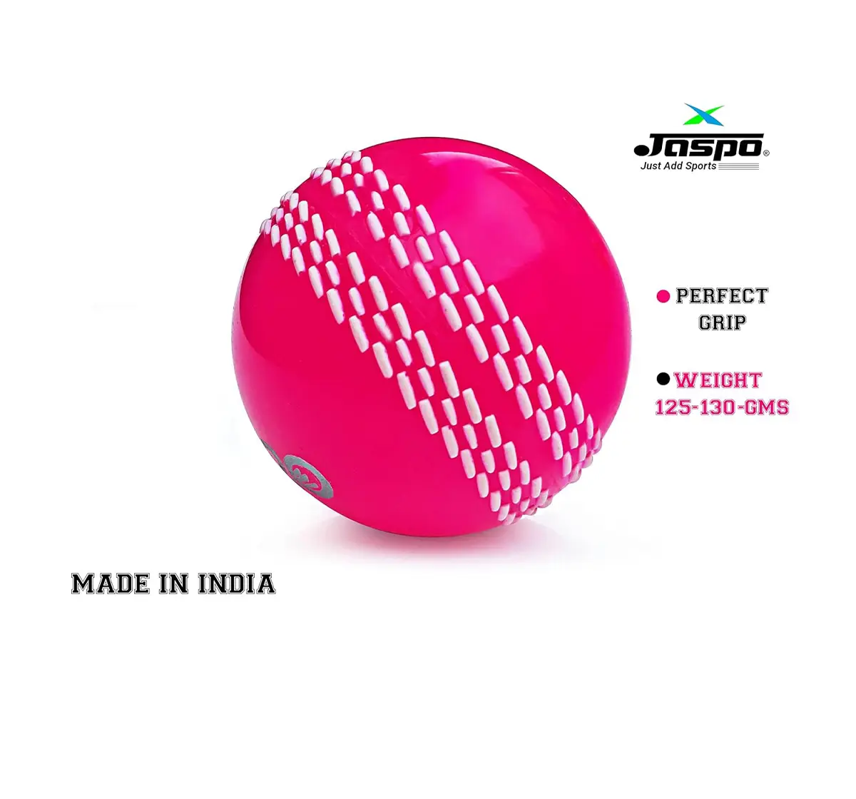 Jaspo Synthetic Rubber T20 Plus Practice Cricket Ball/Wind Balls, 130 Gms, Pack of 6, 5Y+