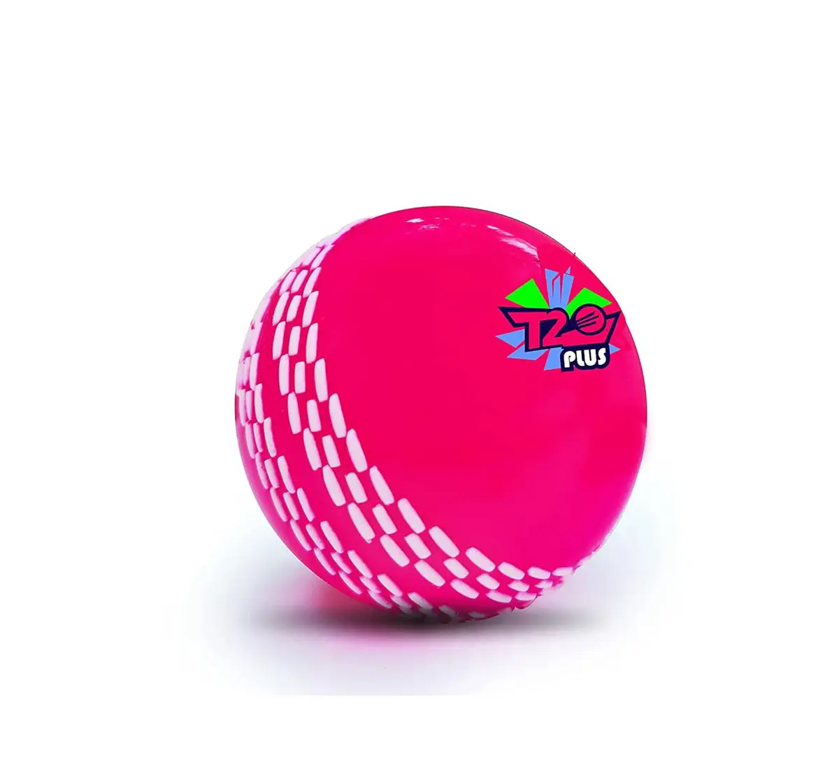 Jaspo Synthetic Rubber T20 Plus Practice Cricket Ball/Wind Balls, 130 Gms, Pack of 6, 5Y+