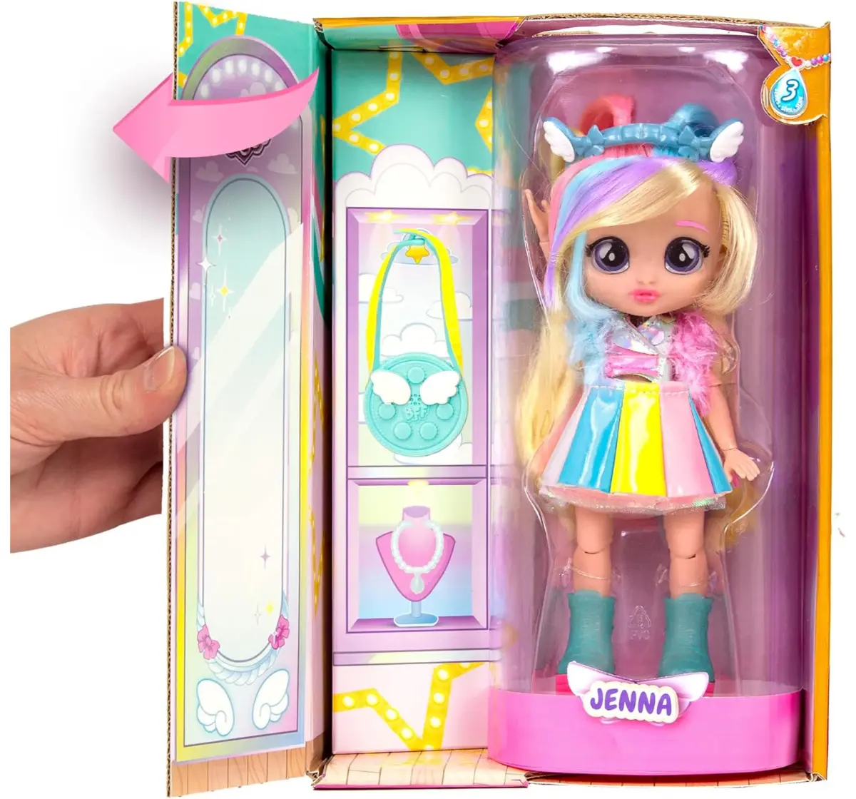 Best Friends Forever Series 3 Jenna Fashion Play Doll, 3Y+