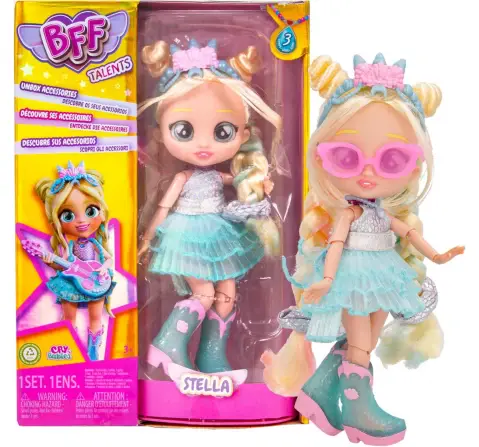 Best Friends Forever Series 3 Stella Fashion Play Doll, 3Y+