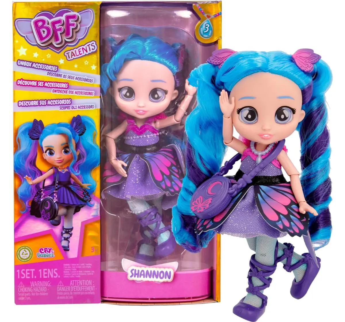 Best Friends Forever Series 3 Shannon Fashion Play Doll, 3Y+