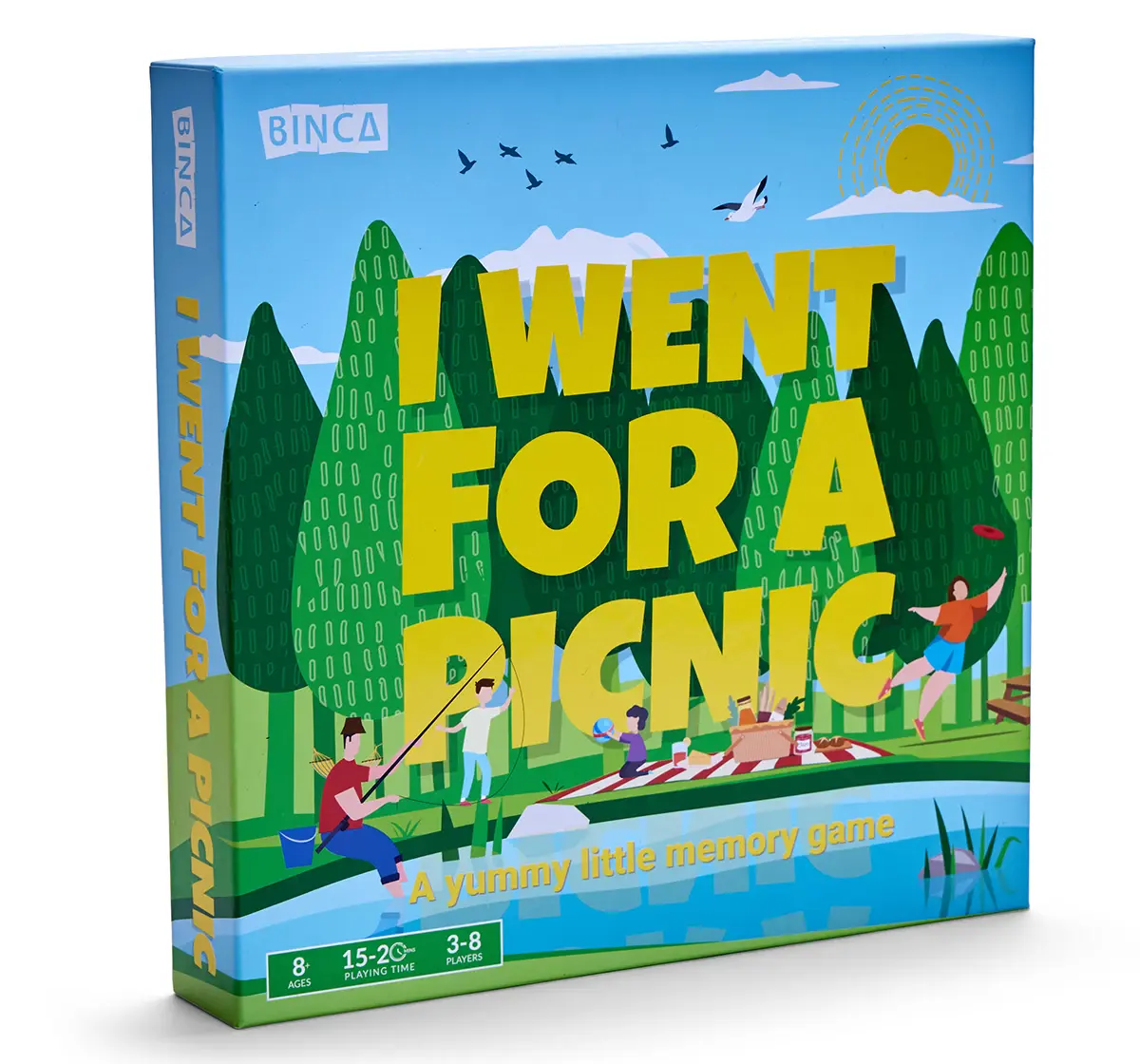 Binca I Went for a Picnic, A Memory Card Game For Kids, 8Y+, 3-8 Players