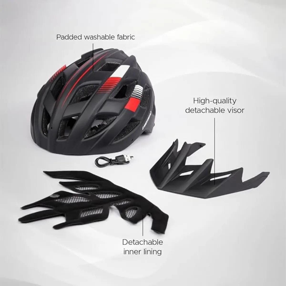 EMotorad Riders Bestie Lightweight Titan Latch Cycling Helmet, 10Y+