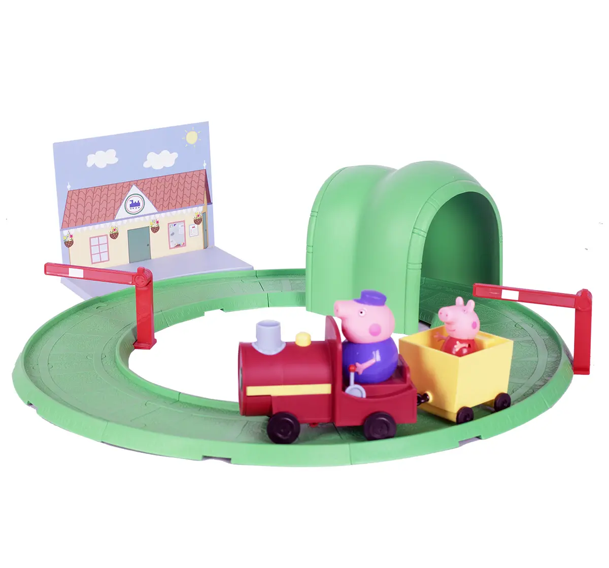 Peppa Pig Grandpa's Train and Track Playset with Sound Effects, 3Y+