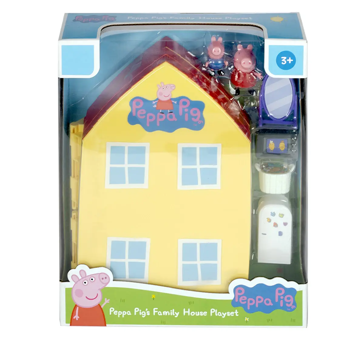 Peppa Pig's Family House Playset, Includes Peppa Pig and George figures, 3Y+