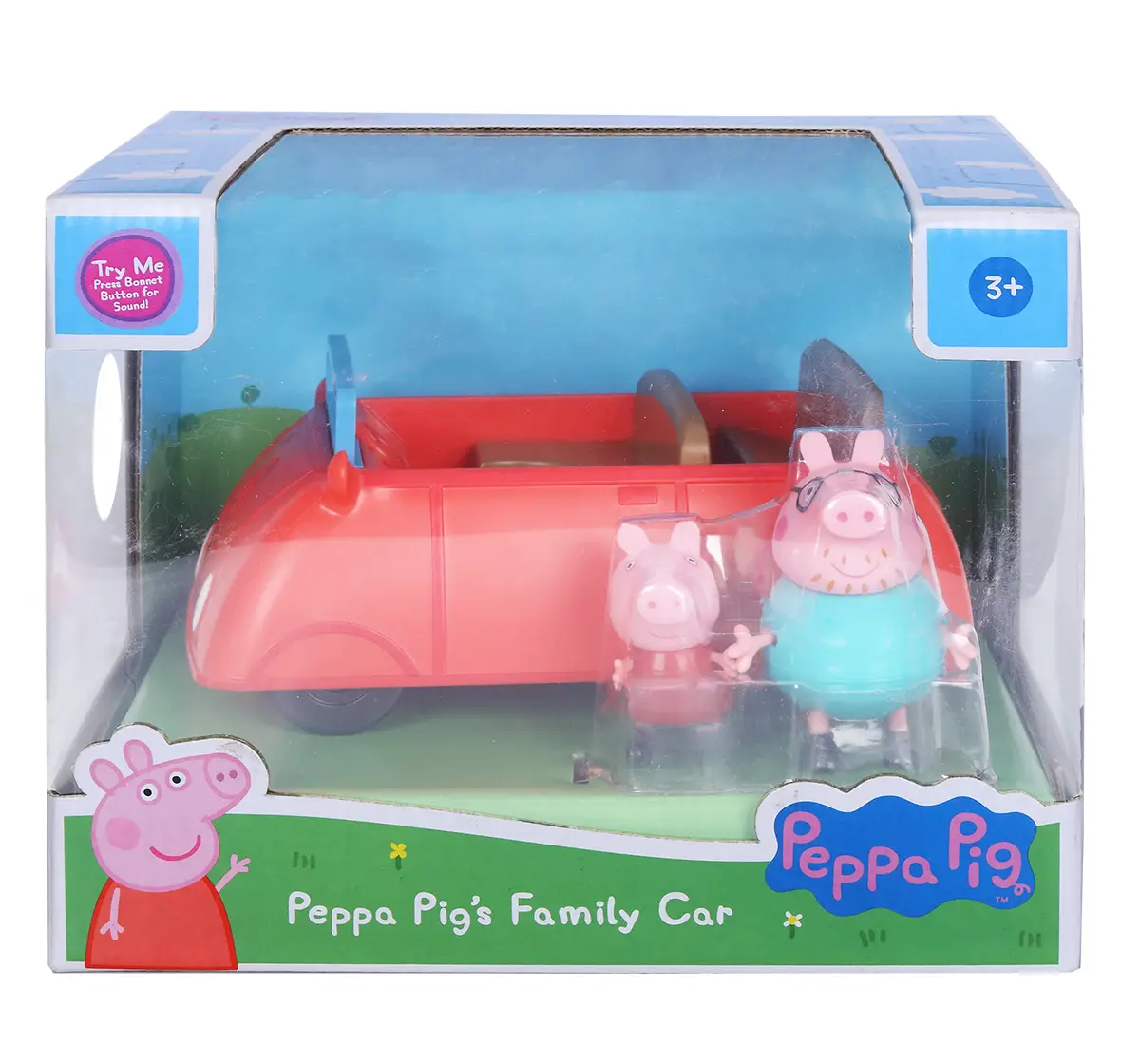 Peppa Pig Peppa's Family Red Car with Sound Effects, 3Y+