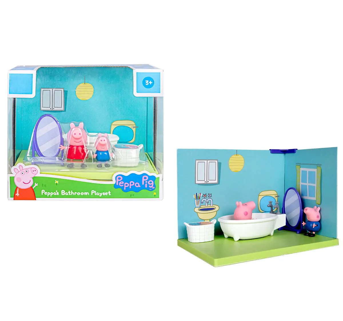 Peppa Pig and George's Bathroom Themed Preschool Toy, 3Y+