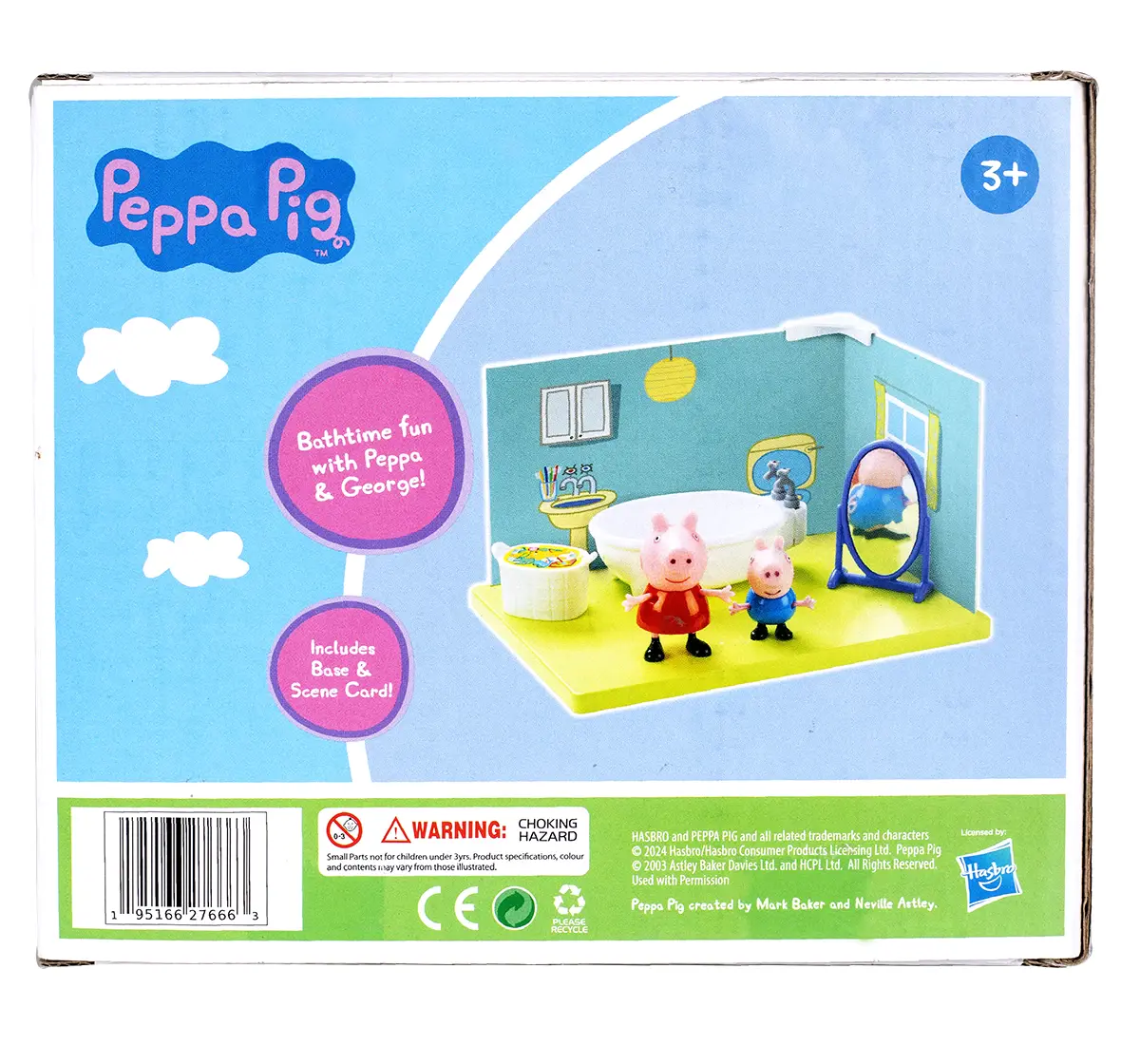 Peppa Pig and George's Bathroom Themed Preschool Toy, 3Y+