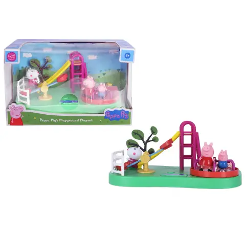 Peppa Pig Peppa's Playground Playset with Sound Effects, 3Y+