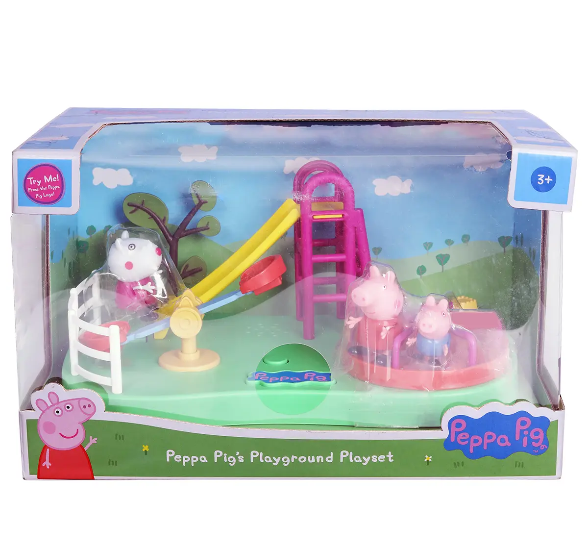 Peppa Pig Peppa's Playground Playset with Sound Effects, 3Y+