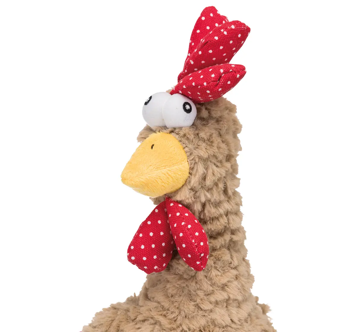 Trixie Rooster Plush Toy for Pets with Animal Sound, 60 cm