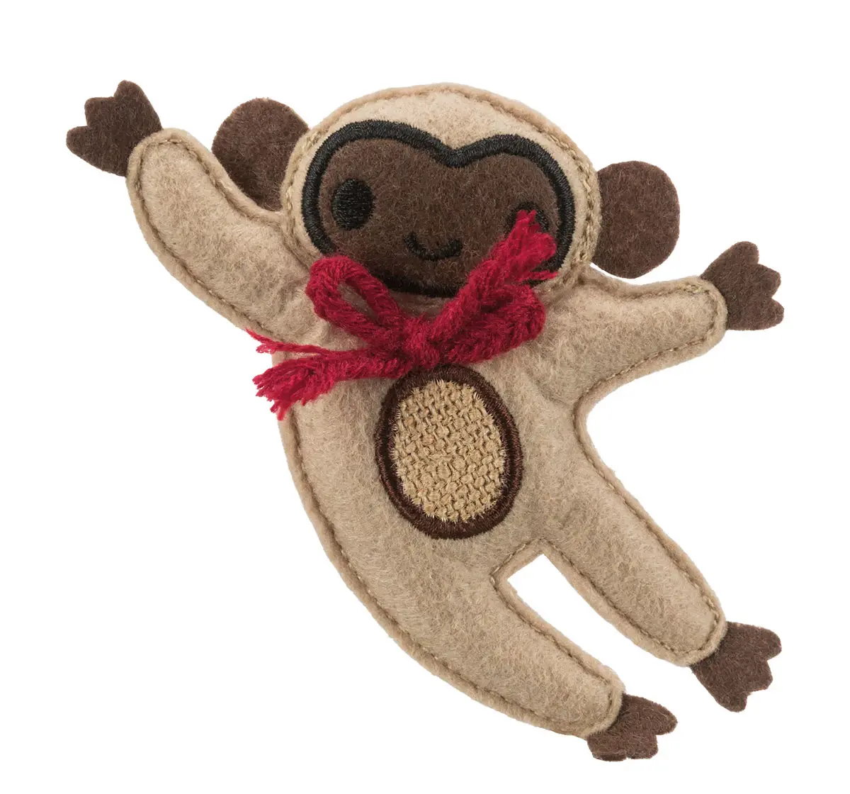 Trixie Monkey Plush Toy for Pets, 12 cm