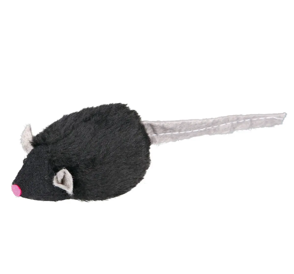 Trixie Plush Mouse With Sound & Microchip, 6 cm