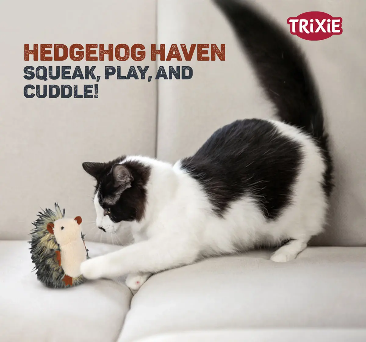 Trixie Hedgehog Cat Toy, 8 cm