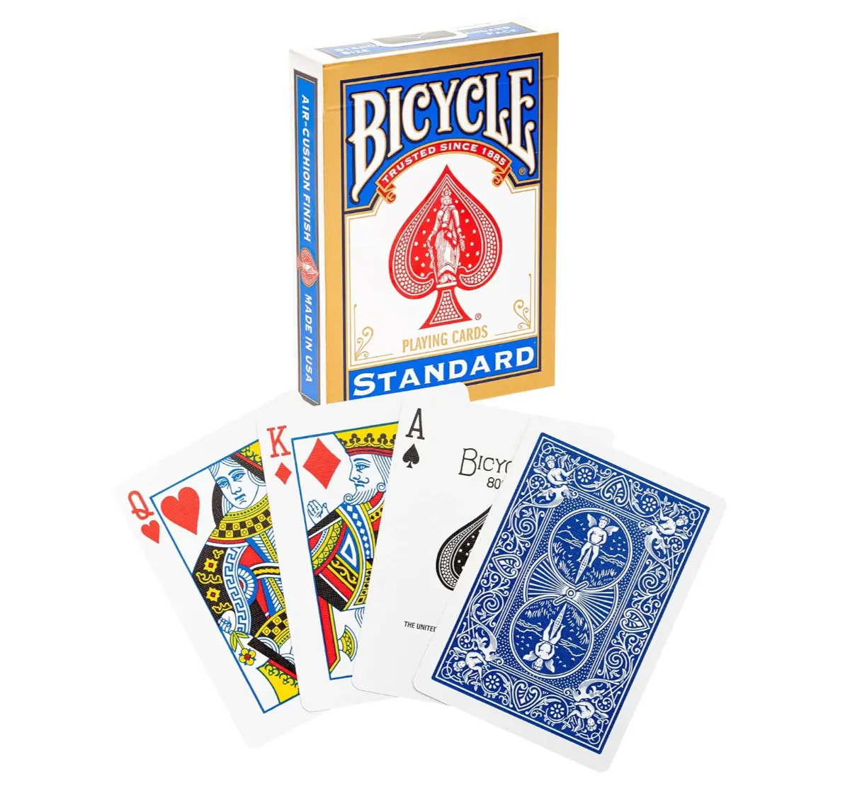 Parksons Bicycle Standard Rider Back Playing Cards, Assorted, Red & Blue, Pack Of 1, 14Y+