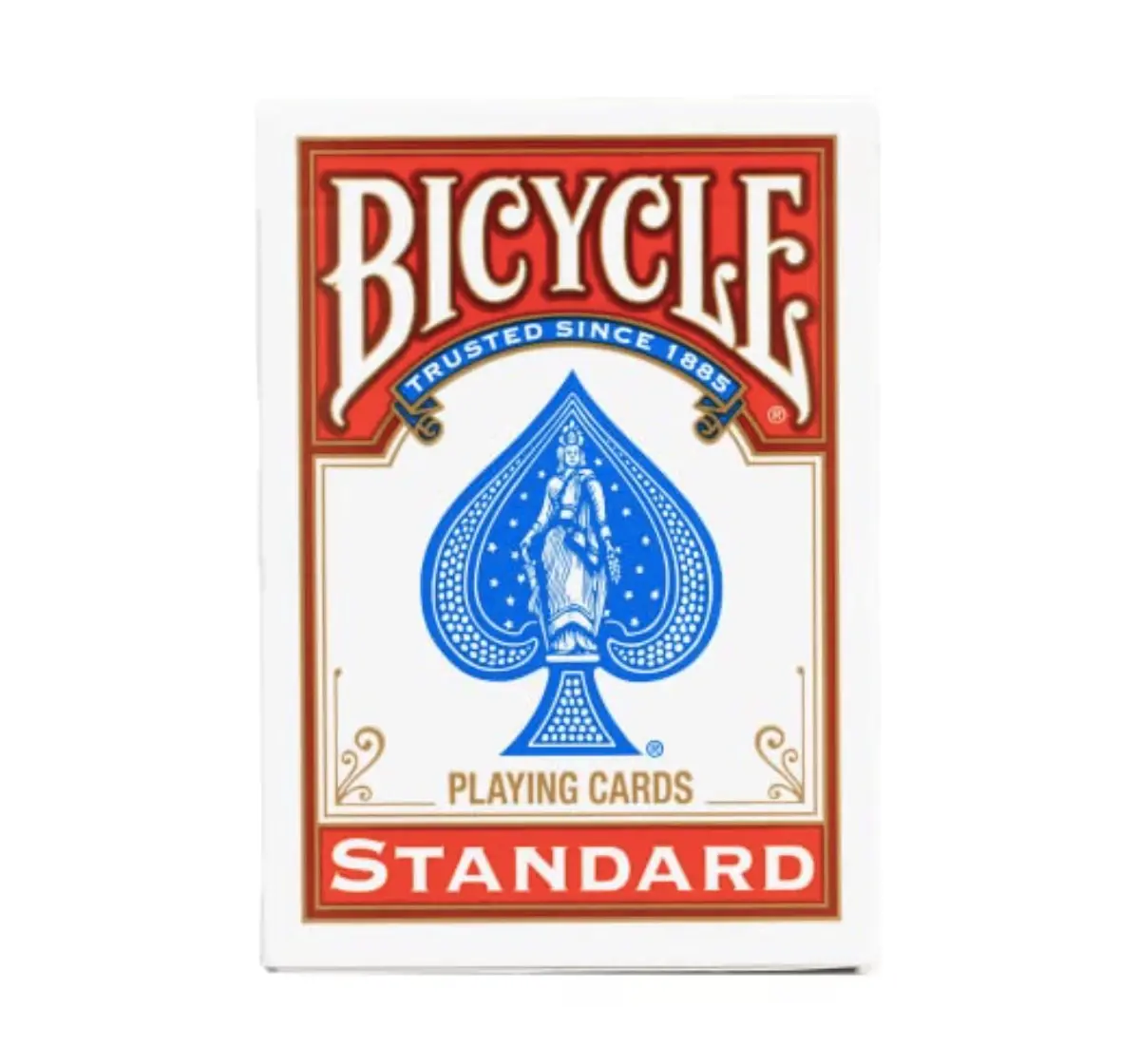 Parksons Bicycle Standard Rider Back Playing Cards, Assorted, Red & Blue, Pack Of 1, 14Y+