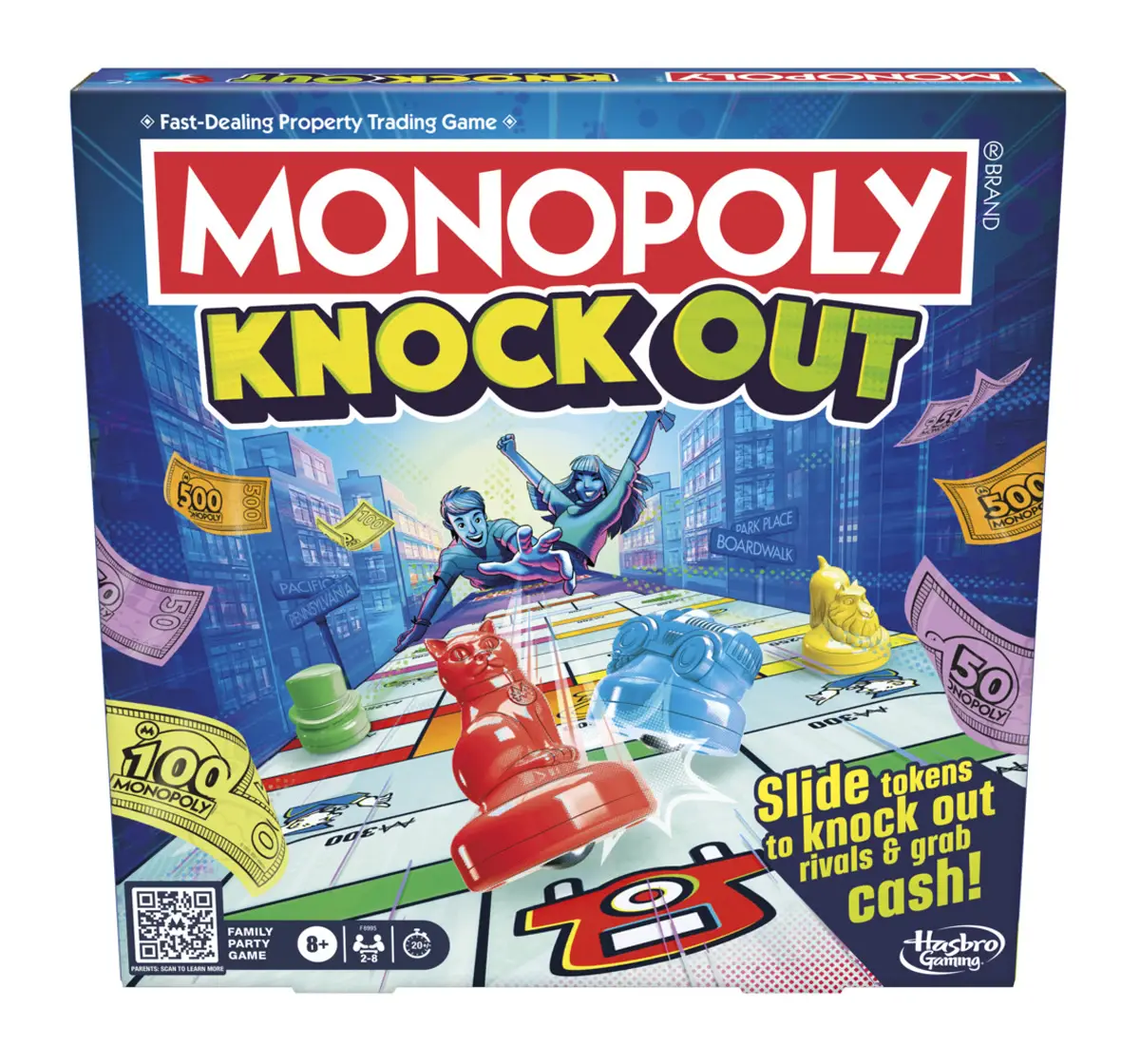 Hasbro Gaming Monopoly Knockout Quick-Playing Board Games, 8Y+, 2-8 Players