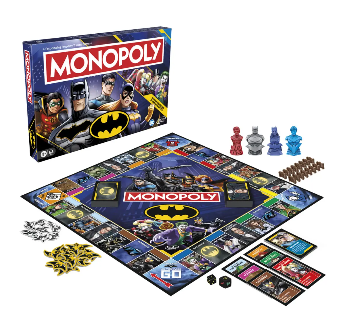 Hasbro Gaming Monopoly Batman Edition Board Game, 8Y+, 2 to 4 Players