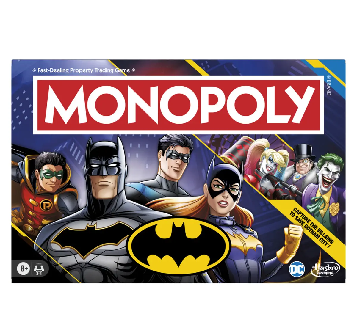 Hasbro Gaming Monopoly Batman Edition Board Game, 8Y+, 2 to 4 Players