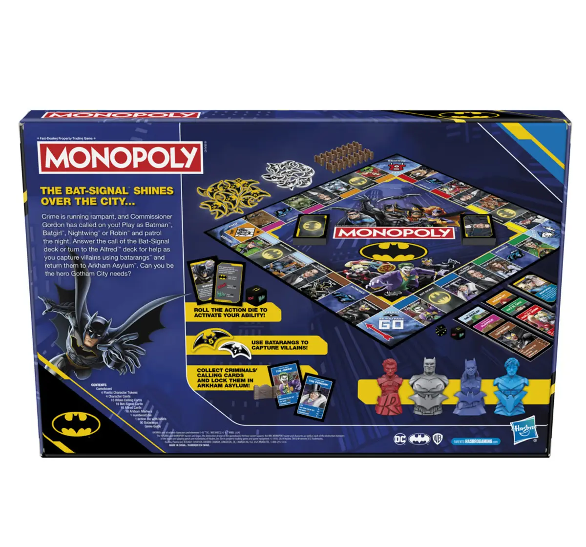 Hasbro Gaming Monopoly Batman Edition Board Game, 8Y+, 2 to 4 Players