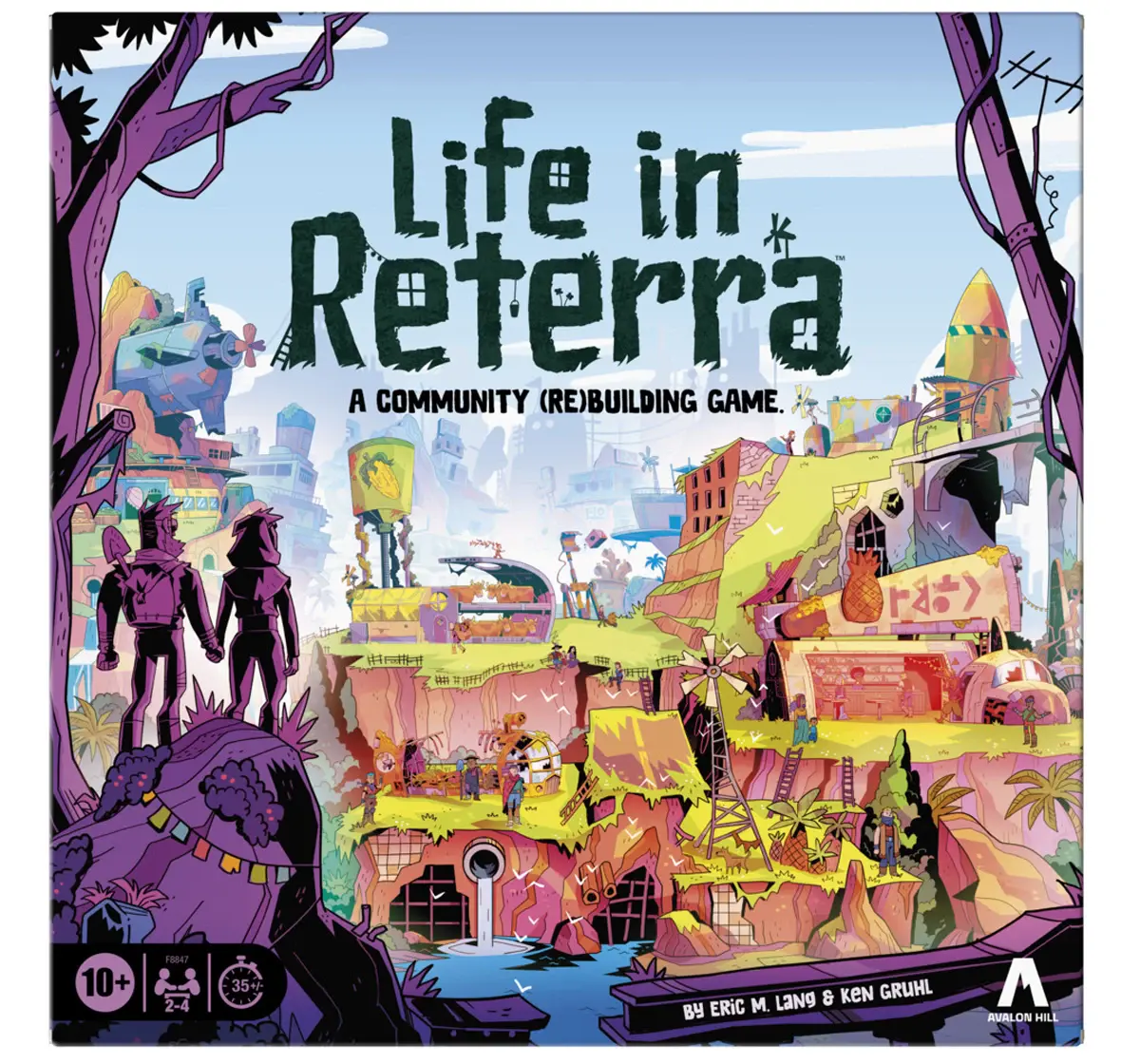 Hasbro Gaming Life in Reterra Strategy Board Game, 10Y+, 2 to 4 Players