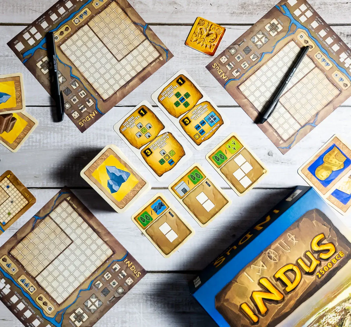 Mozaic Games Indus Board Game For 14+ Years