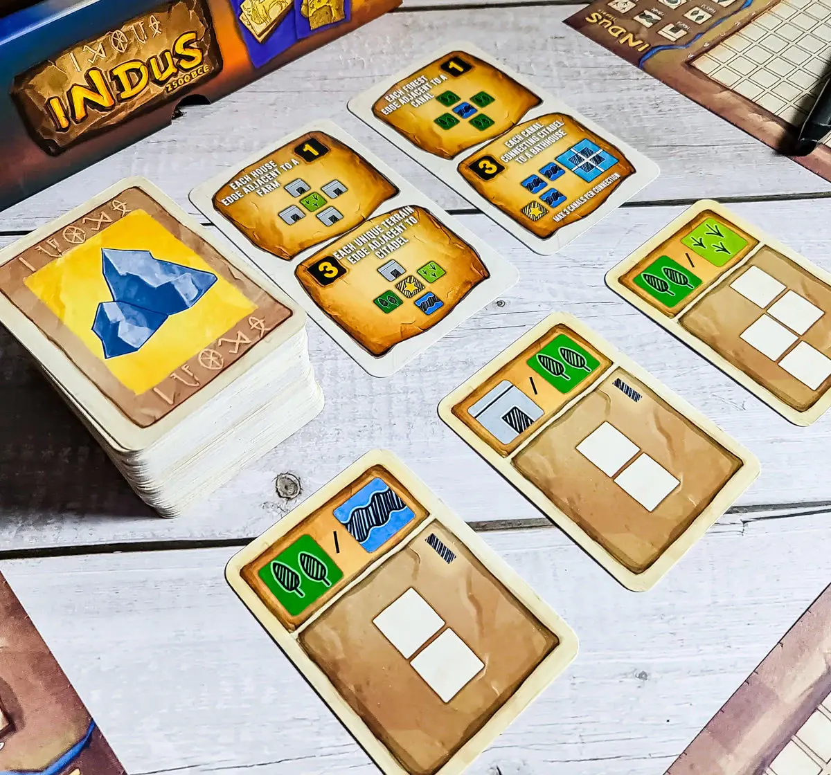 Mozaic Games Indus Board Game For 14+ Years