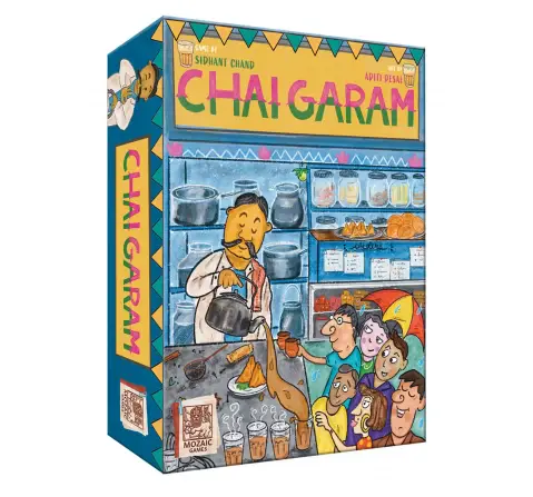 Mozaic Games Chai Garam Board Game For 14+ Years