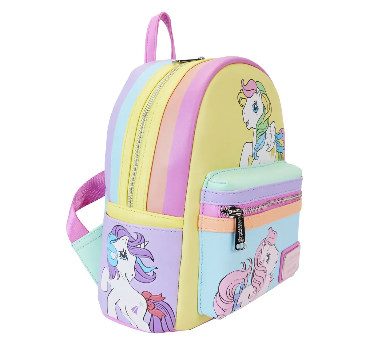 Loungefly My Little Pony Color Block Mini Backpack, 8Y+