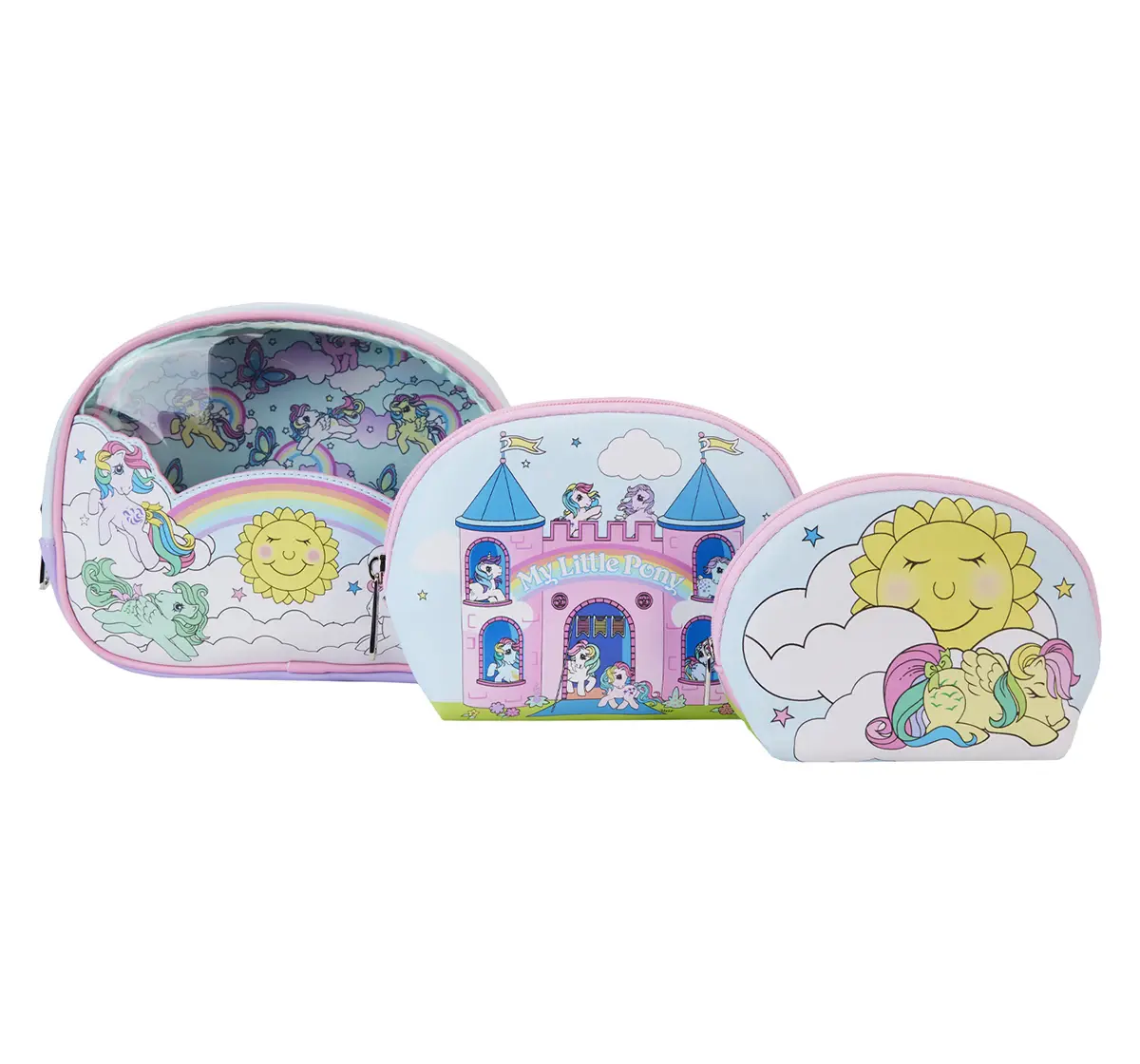 Loungefly My Little Pony 3pc Cosmetic Bag Set, 8Y+