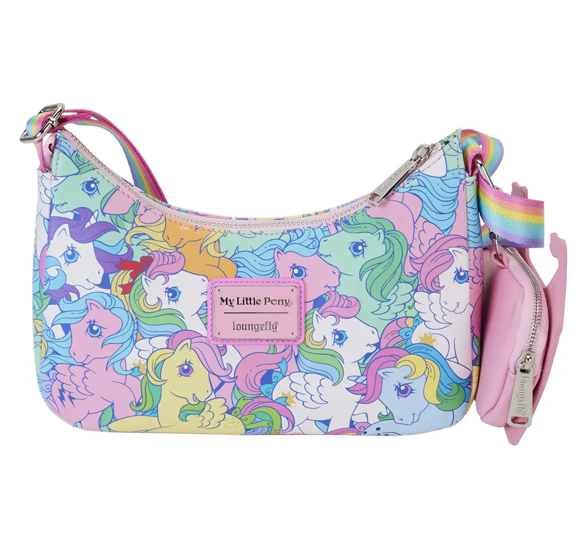 Loungefly My Little Pony Large Aop Baguette Crossbody Bag, 8Y+