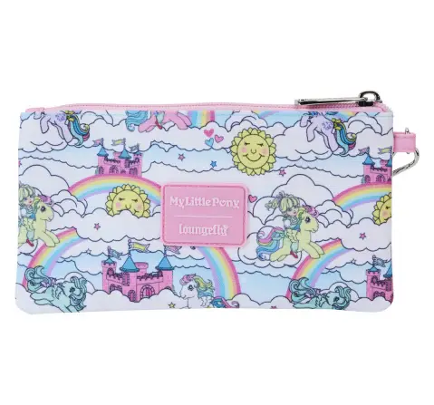 Loungefly My Little Pony Sky Scene Aop Nylon Wristlet Wallet, 8Y+