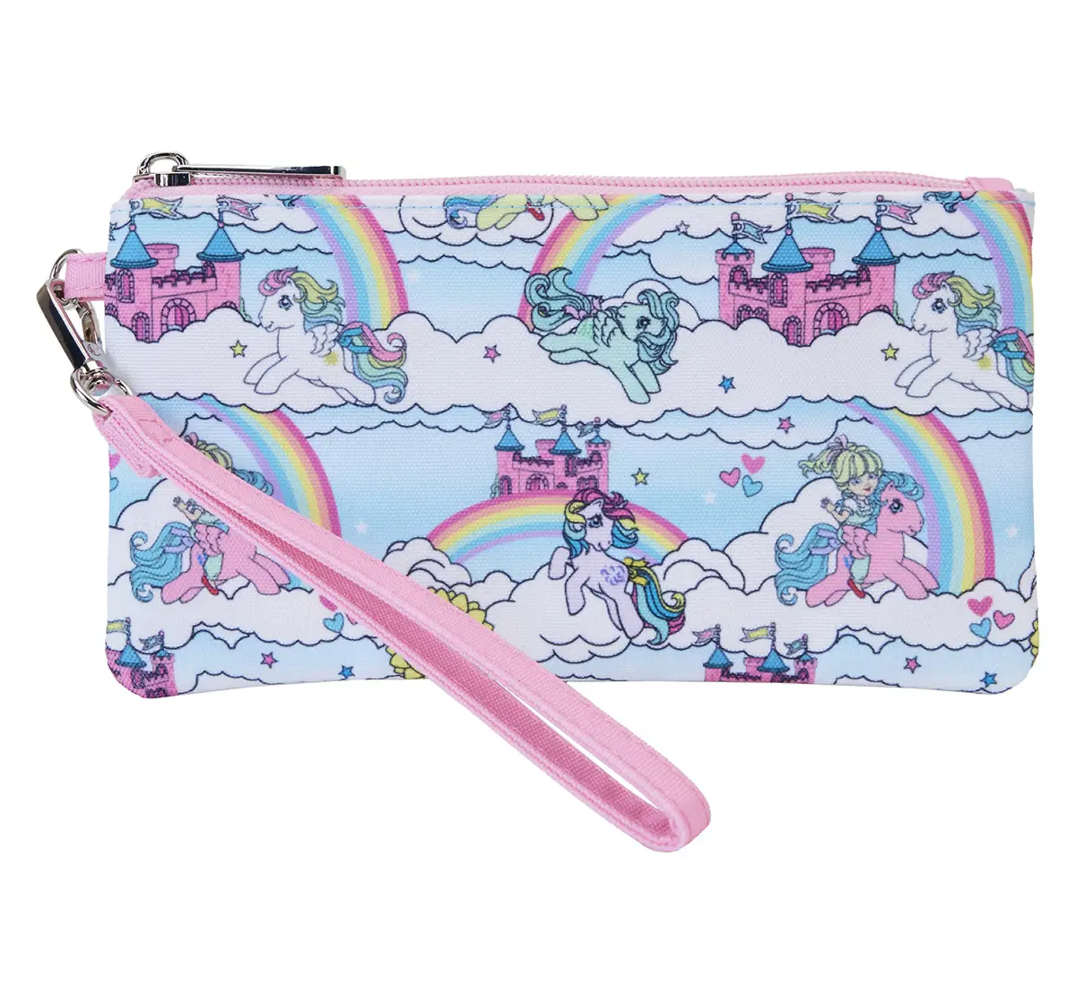 Loungefly My Little Pony Sky Scene Aop Nylon Wristlet Wallet, 8Y+