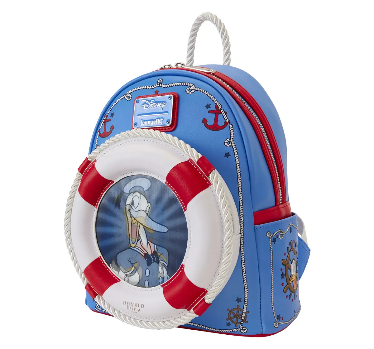 Loungefly Disney Donald Duck 90Th Anniversary Mini Backpack, 8Y+