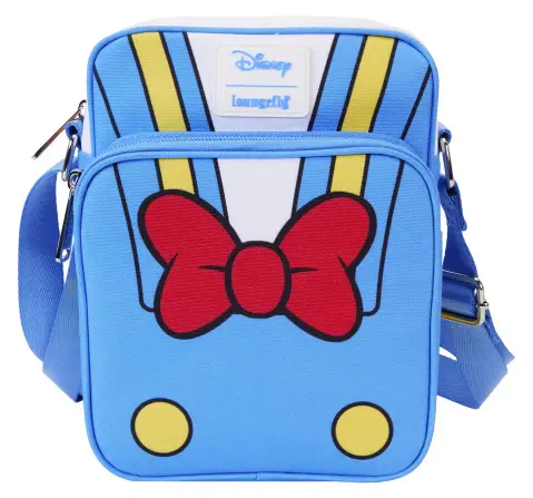 Loungefly Disney Donald Duck 90Th Anniversary Nylon Passport Bag, 8Y+