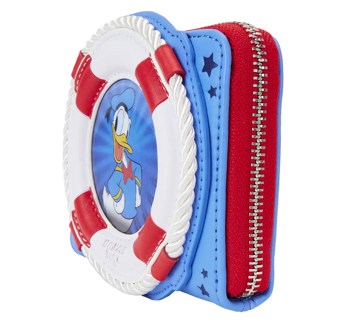 Loungefly Disney Donald Duck 90Th Anniversary Zip Around Wallet, 8Y+