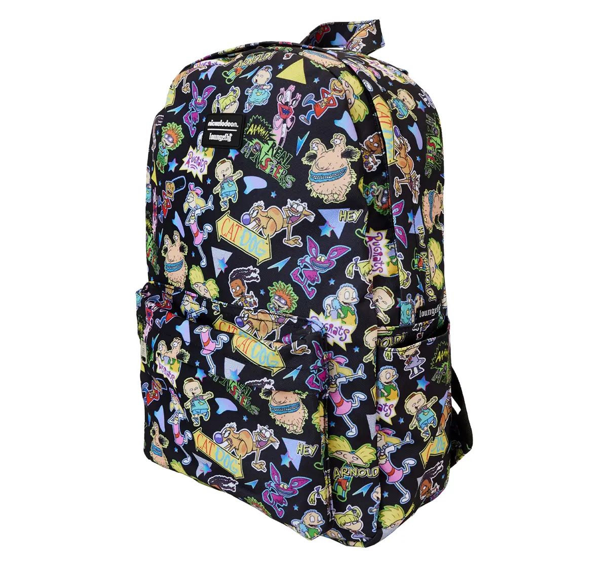 Loungefly Nickelodeon Retro Aop Full Size Nylon Backpack, 8Y+