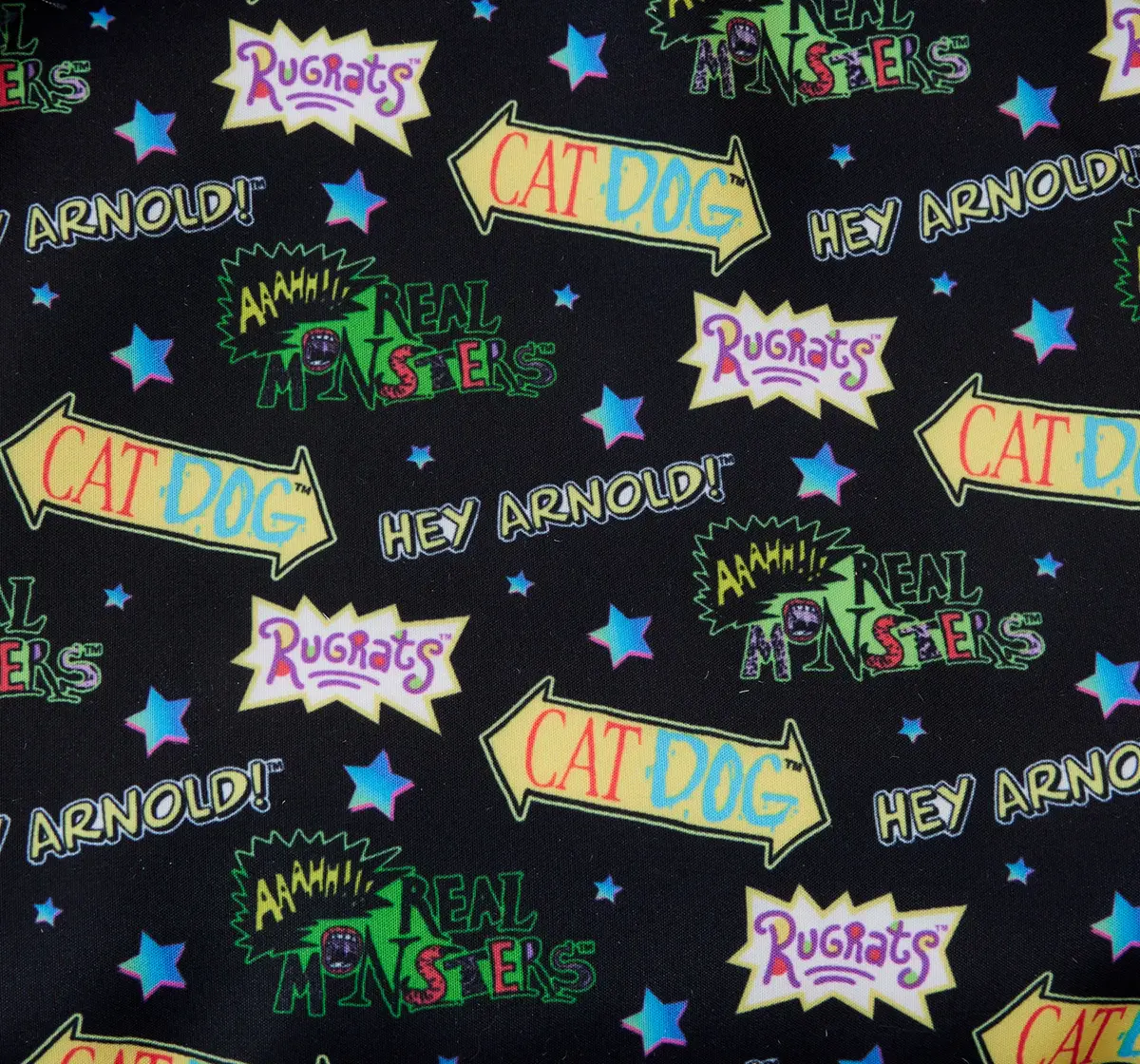 Loungefly Nickelodeon Retro Aop Full Size Nylon Backpack, 8Y+