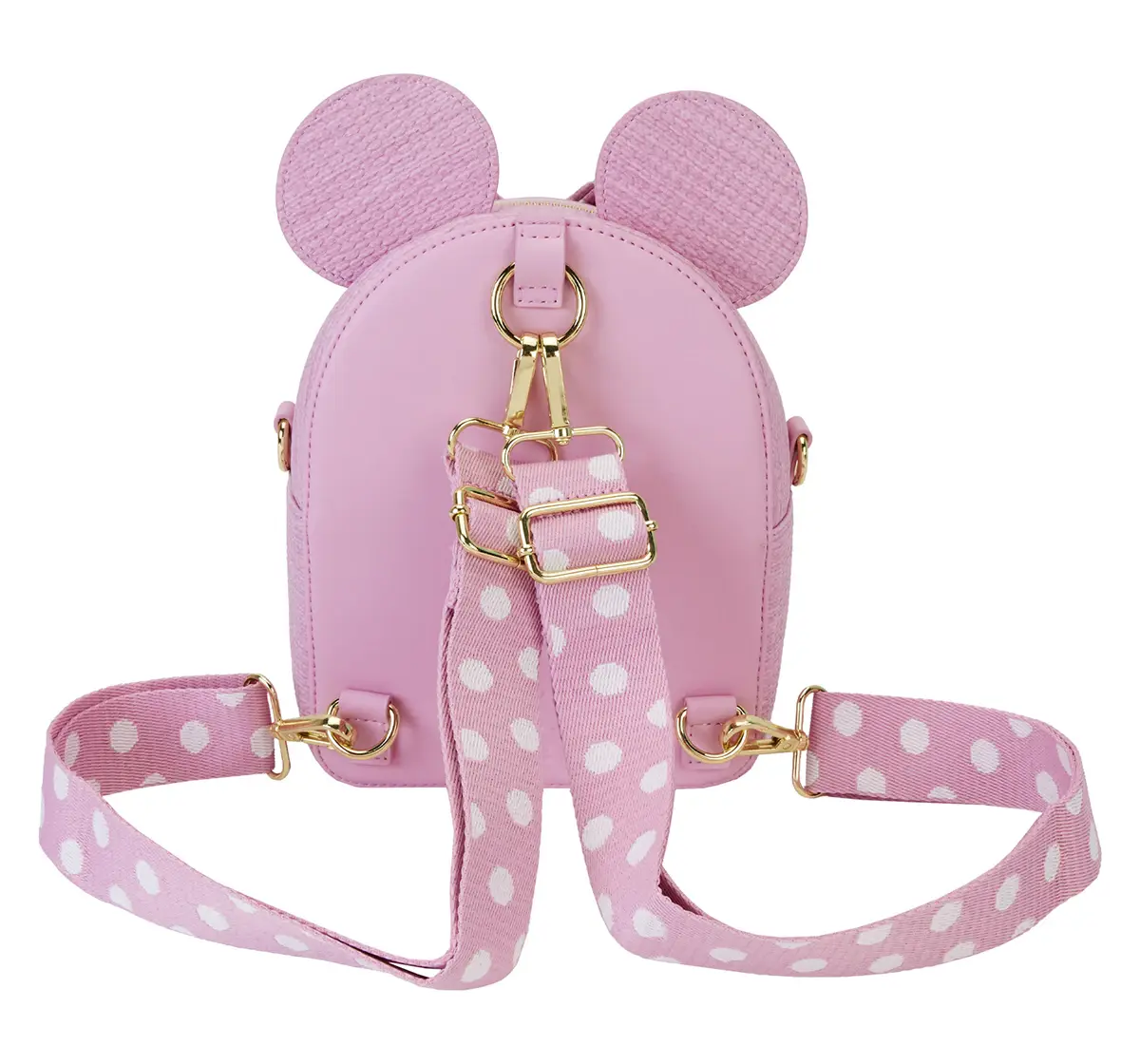 Loungefly Disney Minnie Straw Mini Convertible Bag, 8Y+