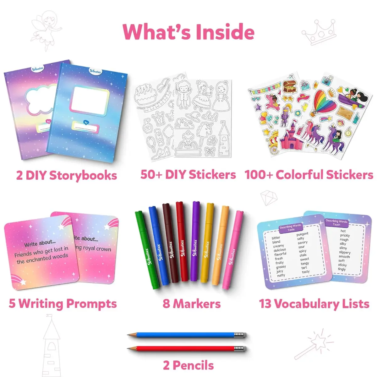 Skillmatics My Storybook Art Kit Unicorns & Princesses, 5Y+