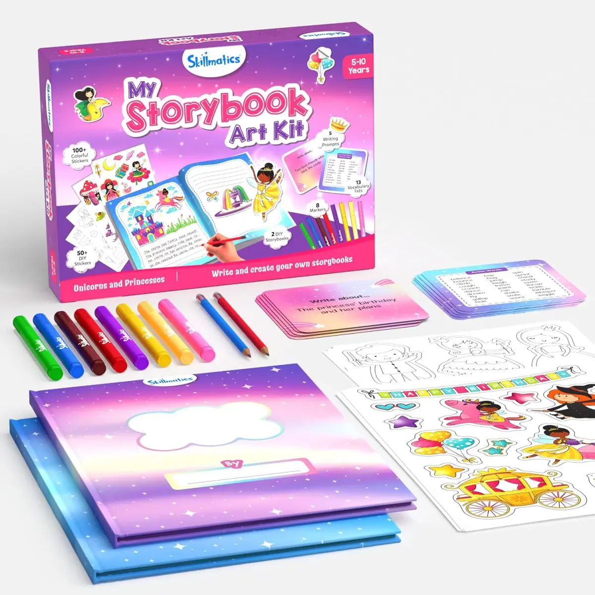 Skillmatics My Storybook Art Kit Unicorns & Princesses, 5Y+