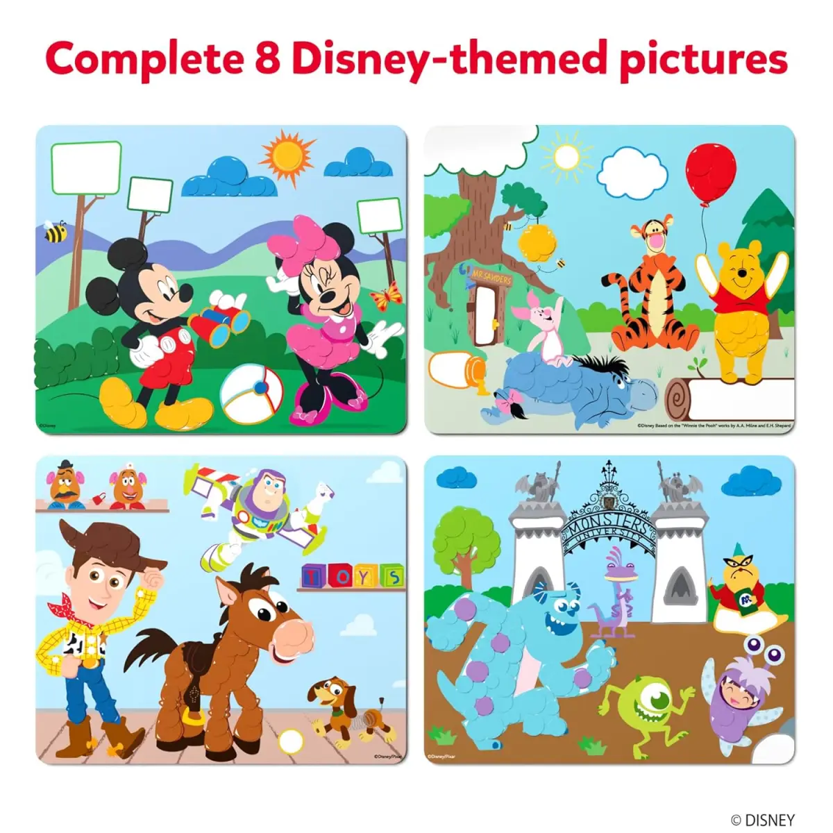 Skillmatics Paper Art Activity- Dot It Disney Edition, 3Y+