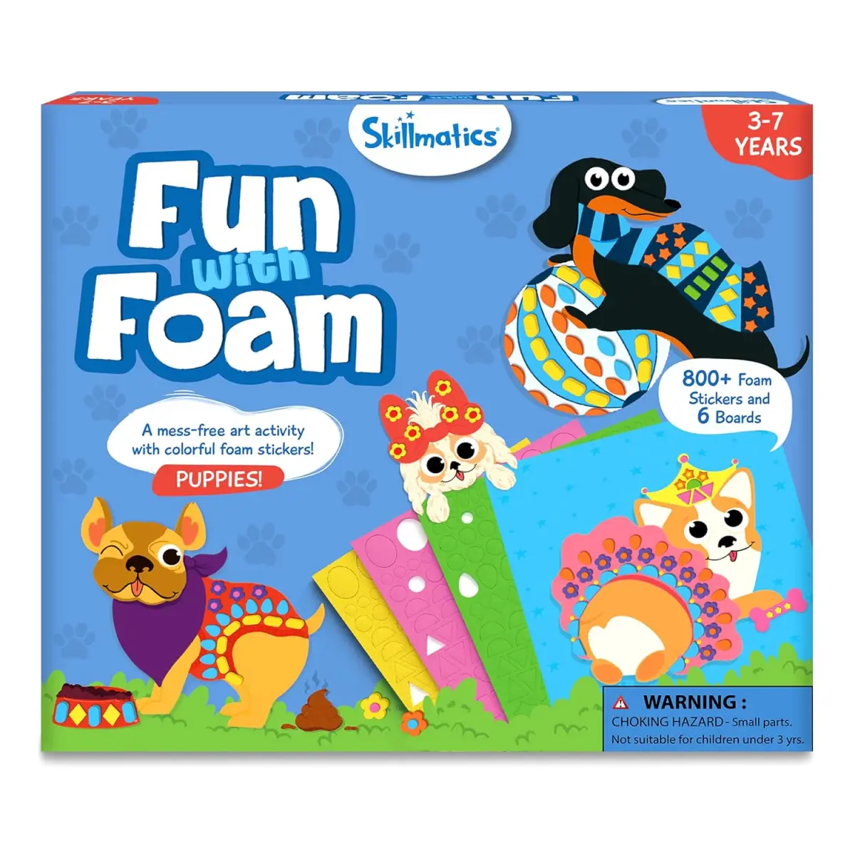 Skillmatics Art Activity - Fun with Foam Puppies, 3Y+