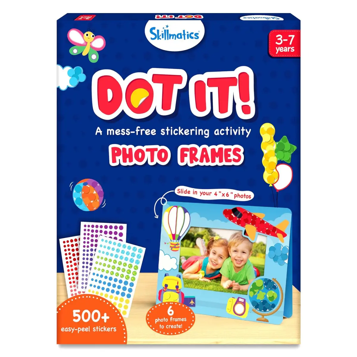 Skillmatics Art Activity - Dot It Photo Frames, Craft Kits, 3Y+