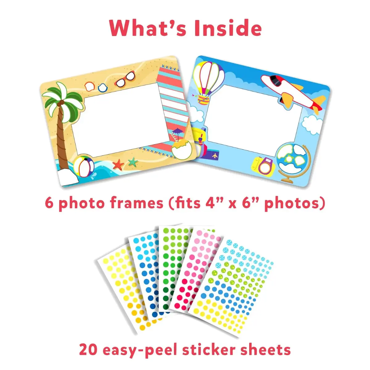 Skillmatics Art Activity - Dot It Photo Frames, Craft Kits, 3Y+