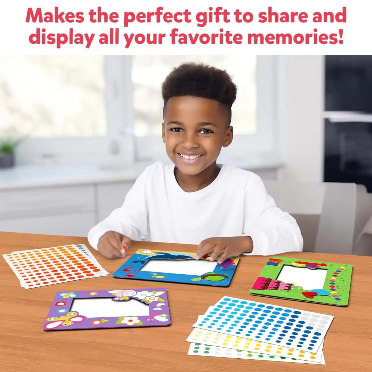 Skillmatics Art Activity - Dot It Photo Frames, Craft Kits, 3Y+