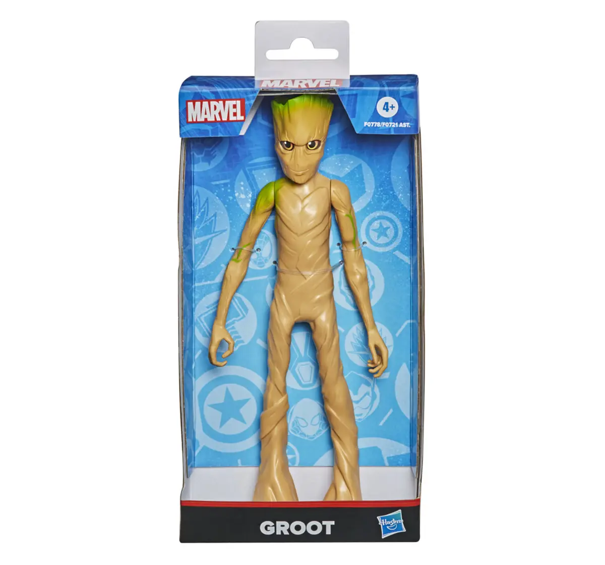 Marvel Collectible Super Hero Action Figure Groot, 9.5-inch, 4Y+