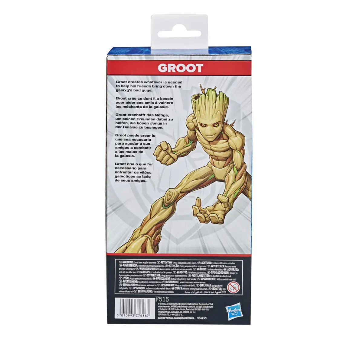 Marvel Collectible Super Hero Action Figure Groot, 9.5-inch, 4Y+